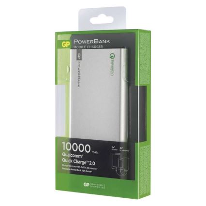 Power Bank 10 000 mAh/3,7 V tempo di ricarica 4,5 ore