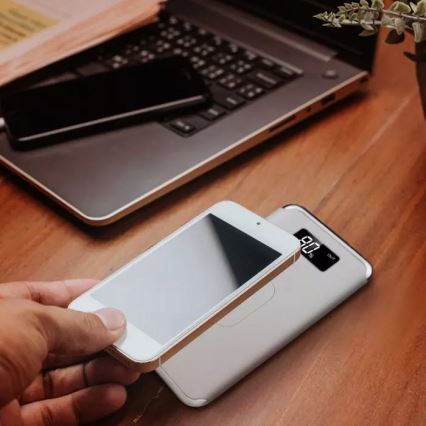 Power Bank 10 000 mAh/3,7V con ricarica wireless