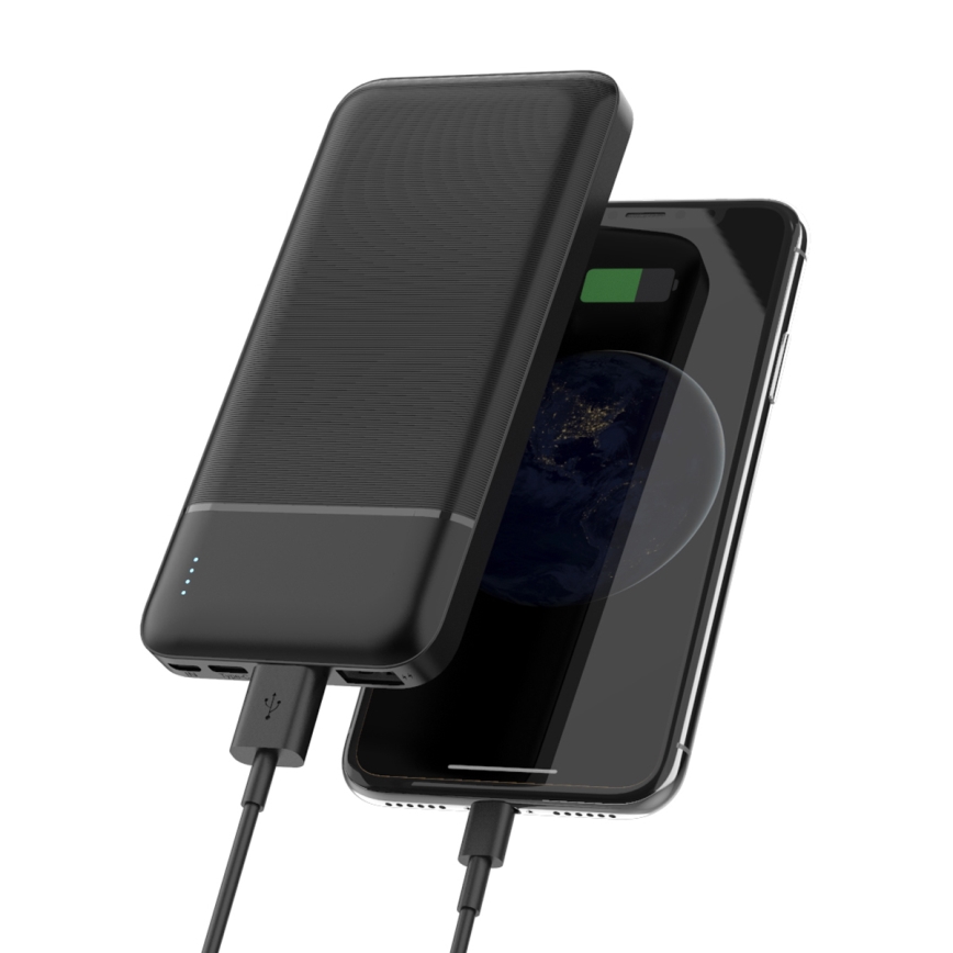 Power Bank 10000 mAh 5V nero