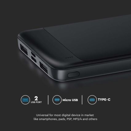Power Bank Power Delivery 10000mAh/22,5W/5V nero