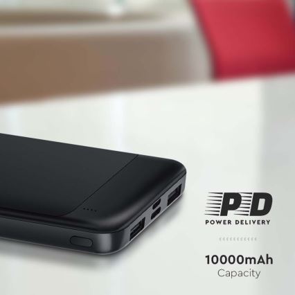 Power Bank Power Delivery 10000mAh/22,5W/5V nero