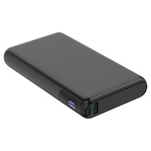 Power Bank con LED display Power Delivery 30000 mAh/100W/3,7V nero