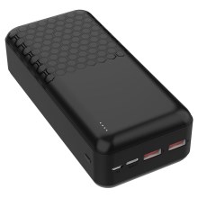 Power Bank Power Delivery 30000 mAh/22,5W/3,7V nero
