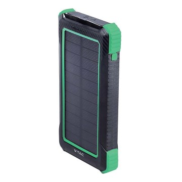 Power Bank solare 10000mAh/5V nero