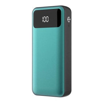 Powerbank con display 10000mAh/3,7V verde