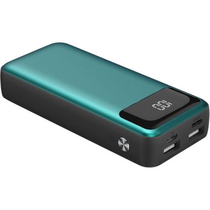 Powerbank con display 10000mAh/3,7V verde