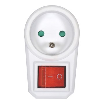 Elso Presa Elettrica Con Interruttore Combinato, 448629, IP44 Resistente A Spruzzi, Grigio