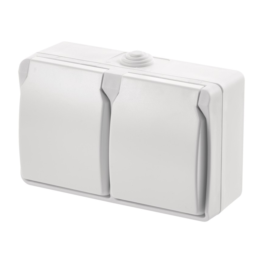 Presa da esterno 2xFRENCH 250V/16A IP44