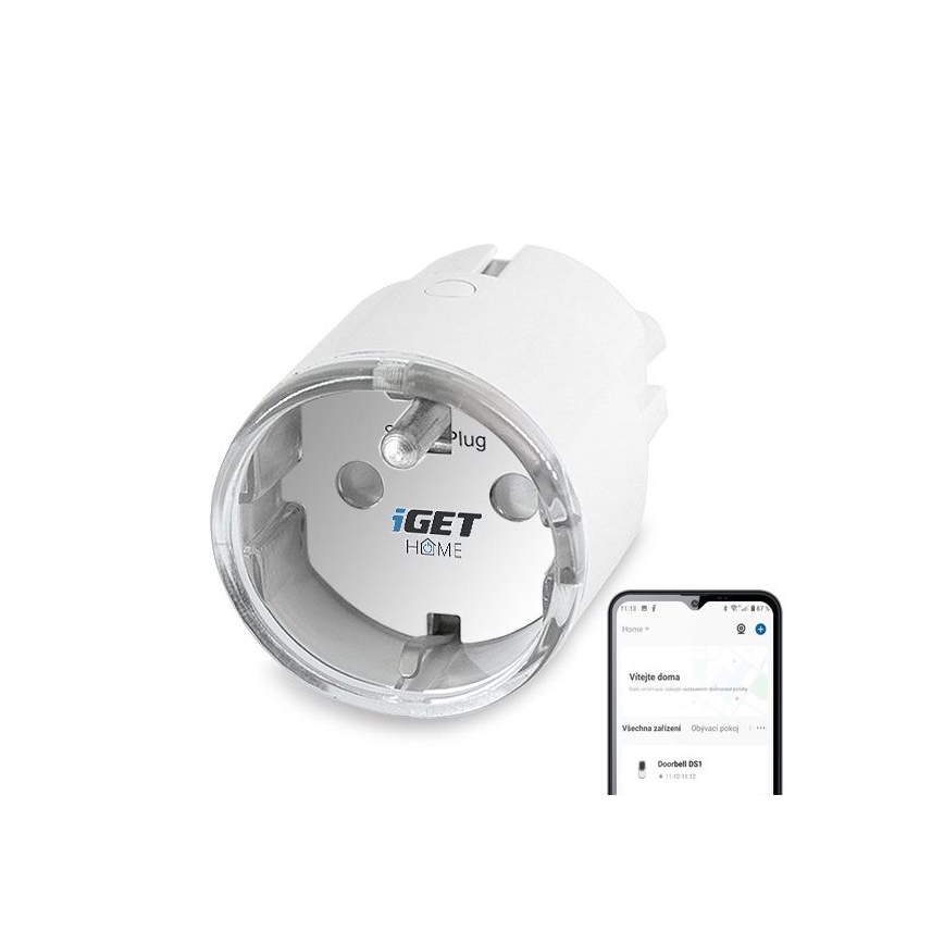 Presa intelligente con monitoraggio dei consumi 3680W/230V Wi-Fi Tuya