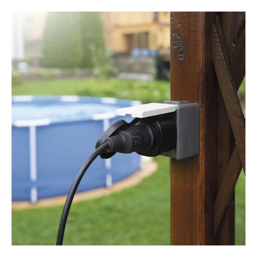 Presa intelligente per esterni GoSmart 3680W/230V/16A Wi-Fi Tuya IP44