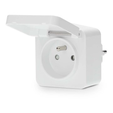 Presa intelligente Smartlife 3680W/230V/ Tipo E/16A Wi-Fi Tuya IP44