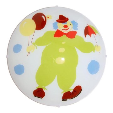 Prezent 1366 - Vetro di ricambio per plafoniera CLOWN E27