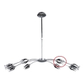Prezent 14009 - Vetro di ricambio per lampadario BLACK JACK G9 cromo lucido
