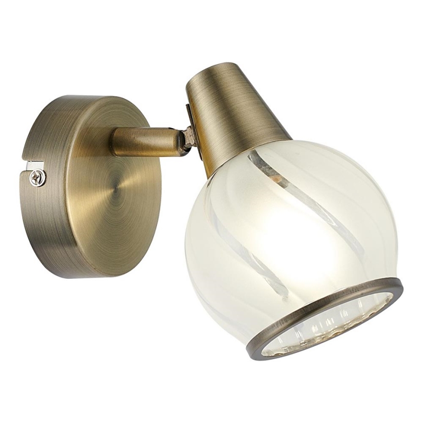 Prezent 14103 - Faretto da parete SIENTO 1xE14/40W/230V ottone