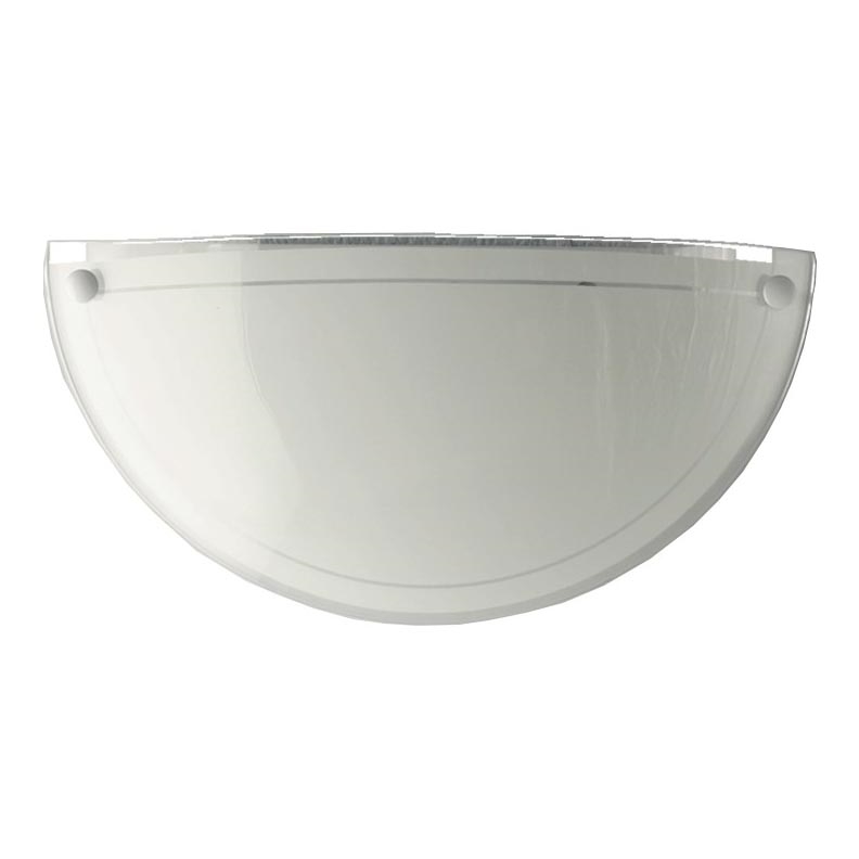 Prezent 1421 NS - Vetro di ricambio per applique DISC E27 12,5x25 cm bianco