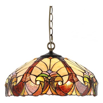 Prezent 1700 - Lampadario con catena TIFFANY XX 2xE27/60W/230V