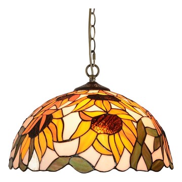 Prezent 238 - Lampadario a catena TIFFANY 2xE27/60W/230V