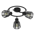 Prezent 27518 - Faretto PONTEO 3xE27/40W/230V nero