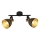 Prezent 27523 - Faretto MESCALA 2xE14/40W/230V nero/albero di caucciù