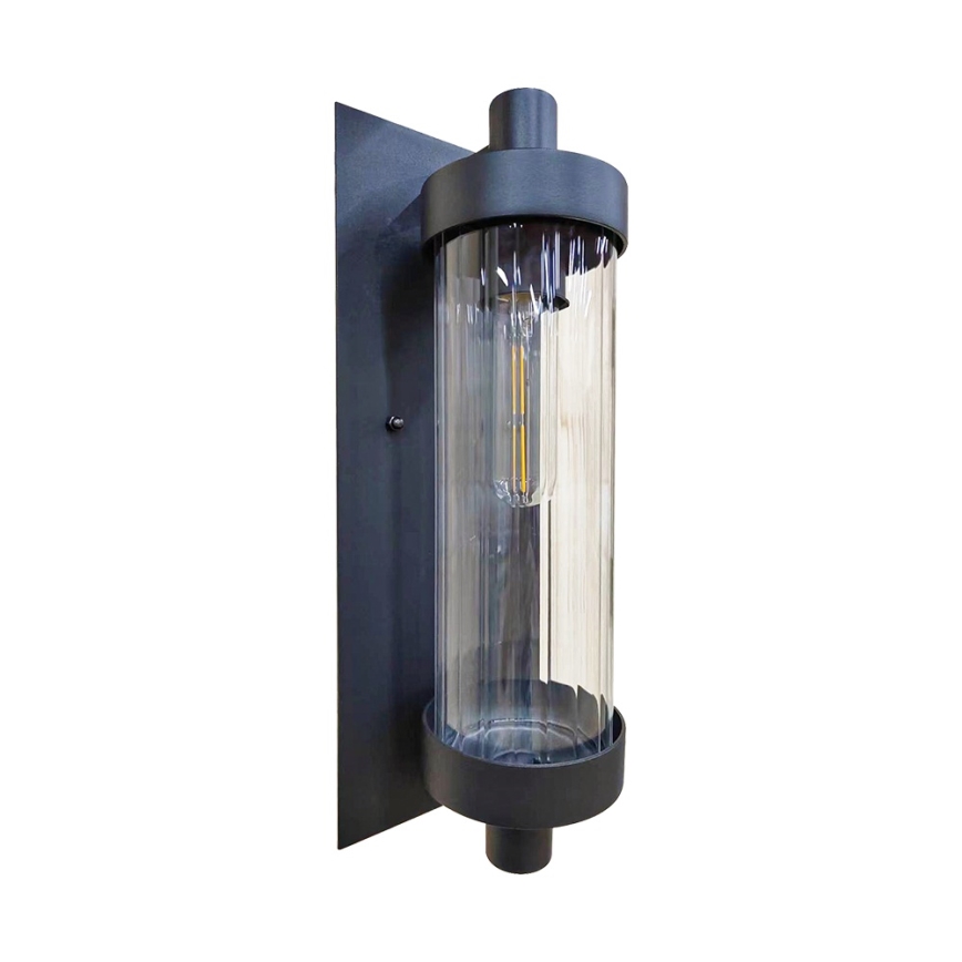 Prezent 28213A - Applique da esterno VERTICA 1xE27/35W/230V IP54 nero
