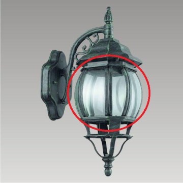 Prezent 39001 - Vetro di ricambio per luce esterna PRINZ E27