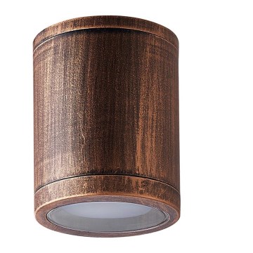 Prezent 48333 - Lampada da esterno a spot MOPTI 1xE27/12W/230V bronzo IP54