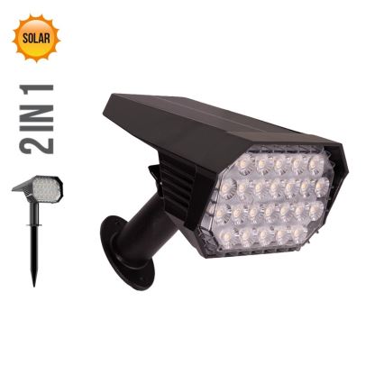Prezent 65285 - Lampada LED solare 2in1 FOLD LED/4,8W/3,7V IP65 1200 mAh