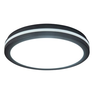 Prezent 70334 - Lampada da soffitto esterna dimmerabile a LED GARDEN LED/20W/230V 3000/4000/6000K IP65 Ø 23 cm nero