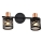 Prezent 75468 - Faretto da parete ANTARES 2xE14/40W/230V nero/rame