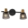 Prezent 75471 - Faretto da parete DAYTONA 2xE14/40W/230V nero/oro