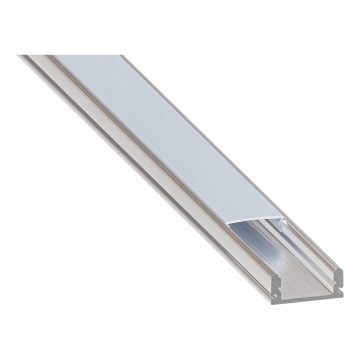 Profilo da incasso per strisce LED 1 m argento/bianco
