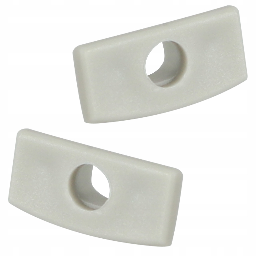 Profilo da incasso per strisce LED 1 m argento/bianco
