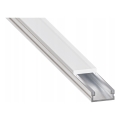 Profilo da incasso per strisce LED 1 m argento/bianco