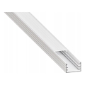 Profilo da incasso per strisce LED 1 m, bianco