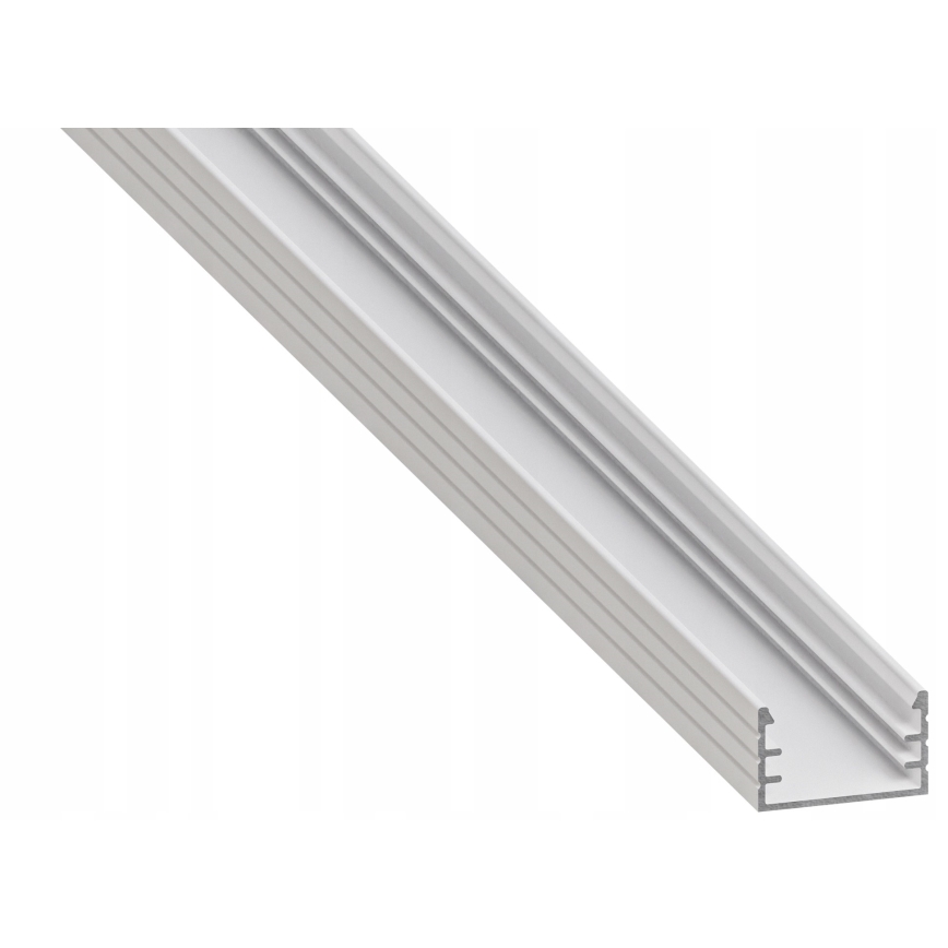 Profilo da incasso per strisce LED 1 m, bianco