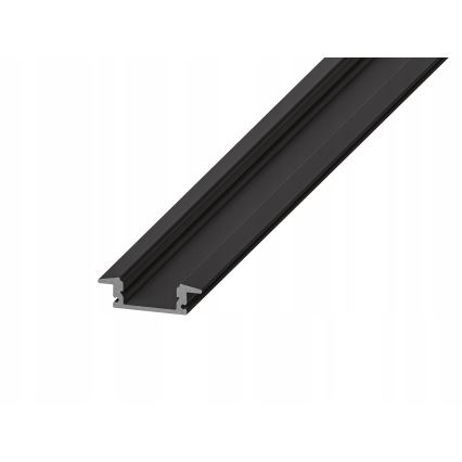 Profilo da incasso per strisce LED 1 m nero/bianco