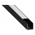 Profilo da incasso per strisce LED 1 m nero/bianco