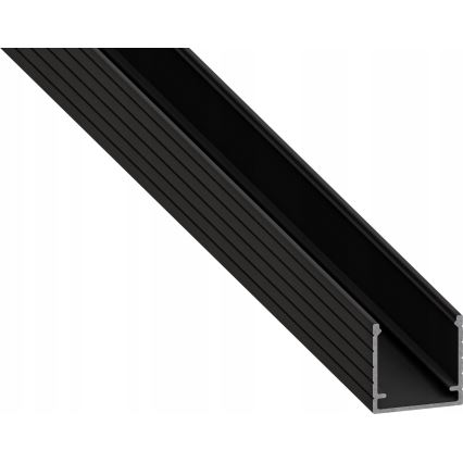 Profilo da incasso per strisce LED 1 m nero/bianco