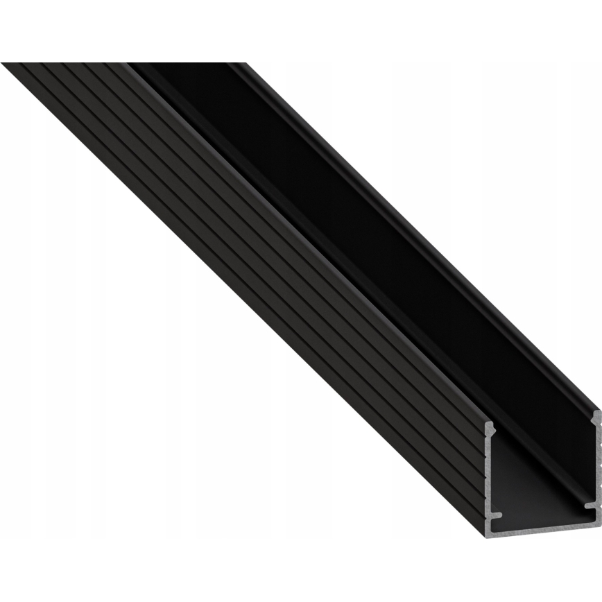 Profilo da incasso per strisce LED 1 m nero/bianco