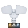 Proiettore da esterno a LED con sensore LED/24W/230V 3000/4000/6000K IP54 bianco