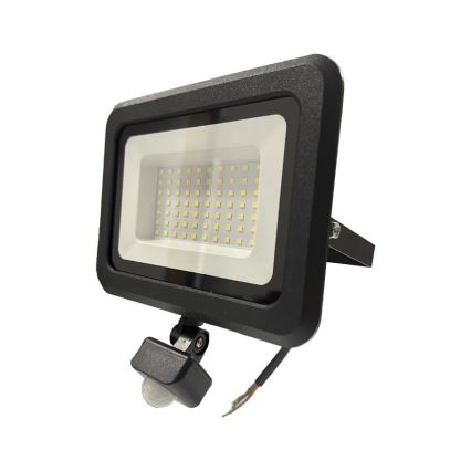 Proiettore da esterno a LED con sensore LED/50W/230V 4000K IP44 nero