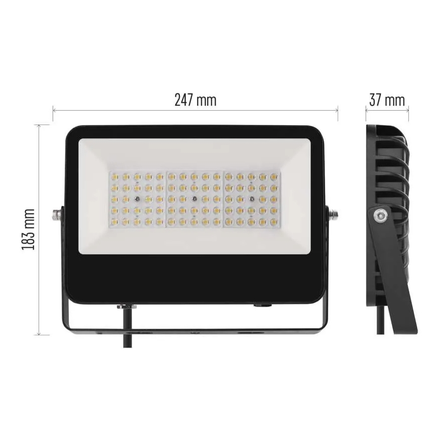 Proiettore LED AVENO LED/48W/230V 4000K 7200 lm IP66 nero
