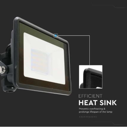 Proiettore LED con connessione diretta SAMSUNG CHIP LED/20W/230V IP65 3000K