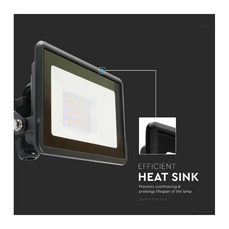 Proiettore LED con connessione diretta SAMSUNG CHIP LED/20W/230V IP65 3000K