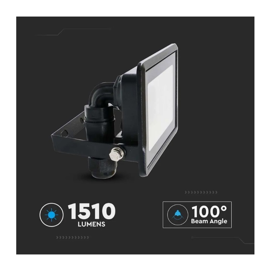 Proiettore LED con connessione diretta SAMSUNG CHIP LED/20W/230V IP65 3000K