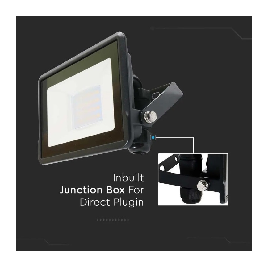 Proiettore LED con connessione diretta SAMSUNG CHIP LED/20W/230V IP65 3000K