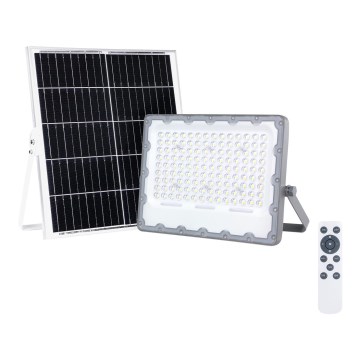 Proiettore LED con pannello solare FOCUS LED/100W/15000 mAh 3,2V 6000K IP65 + telecomando
