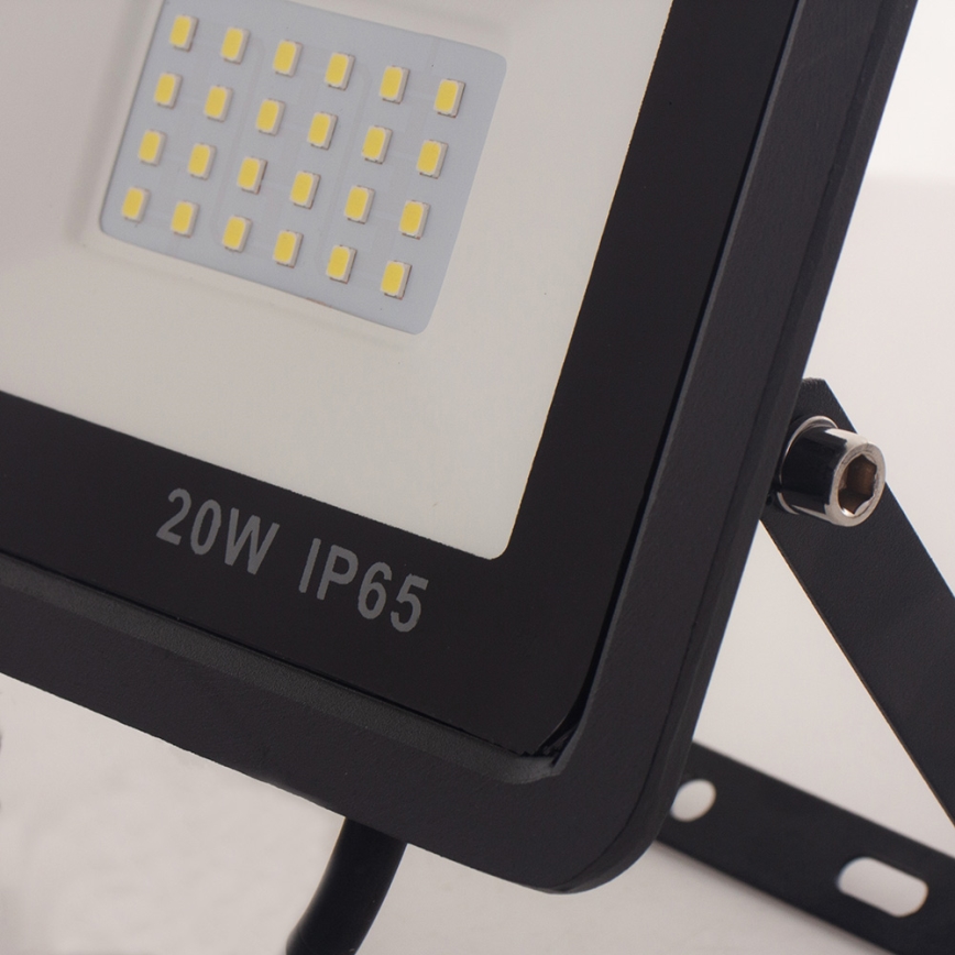 Proiettore LED con sensore, 20W, 230V, IP65