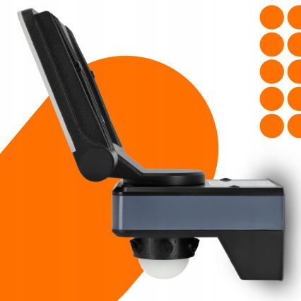 Proiettore LED con sensore di movimento e sensore crepuscolare LED/24W/230V 4200K IP54 nero