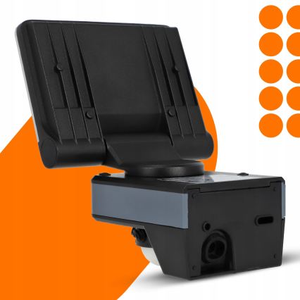 Proiettore LED con sensore di movimento e sensore crepuscolare LED/24W/230V 4200K IP54 nero